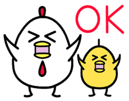 Chick and Mr. Chicken sticker #2181540