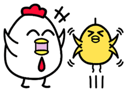 Chick and Mr. Chicken sticker #2181548