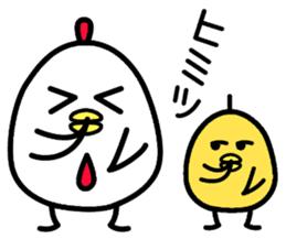 Chick and Mr. Chicken sticker #2181550