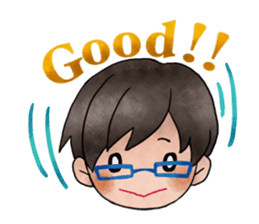 Children of stylish hair sticker #2181678