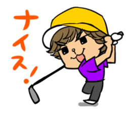 Toru Furuya's golf and myself sticker #2181733