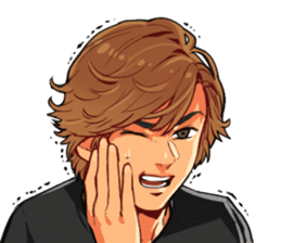 Toru Furuya's golf and myself sticker #2181756