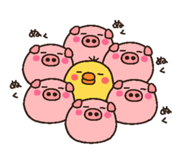 pig heart 10 sticker #2182409