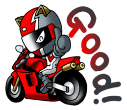 BIKE Cat Ear Rider's (English) sticker #2182828