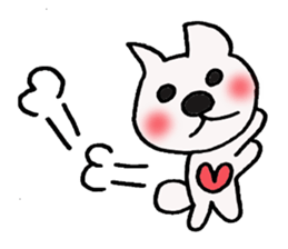 Lavrin white cat sticker #2182790