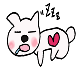 Lavrin white cat sticker #2182800