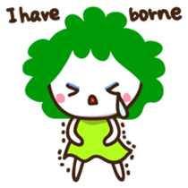 Broccoli miss English version sticker #2183523
