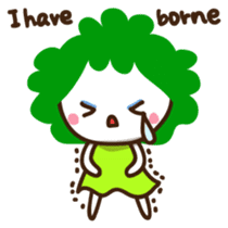 Broccoli miss English version sticker #2183523