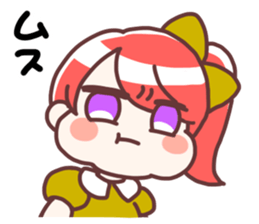 Side tail girl sticker #2183707