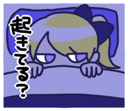 Side tail girl sticker #2183717