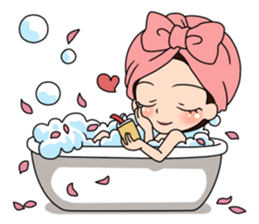 StampGirl "beauty & diet"  English sticker #2183800