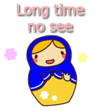 Matryoshka's Message (English version) sticker #2184499