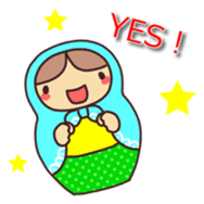 Matryoshka's Message (English version) sticker #2184504