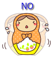 Matryoshka's Message (English version) sticker #2184505