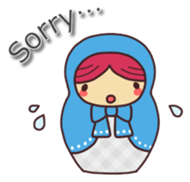Matryoshka's Message (English version) sticker #2184526