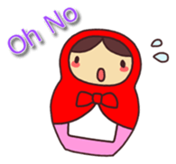 Matryoshka's Message (English version) sticker #2184528