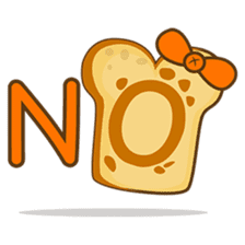 Mr and Mrs Toastee , cute toast sticker sticker #2184667
