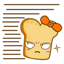 Mr and Mrs Toastee , cute toast sticker sticker #2184675