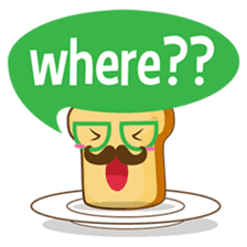 Mr and Mrs Toastee , cute toast sticker sticker #2184677
