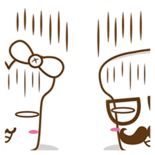 Mr and Mrs Toastee , cute toast sticker sticker #2184681