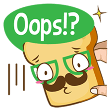Mr and Mrs Toastee , cute toast sticker sticker #2184686
