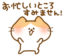 Polite cat sticker #2184708