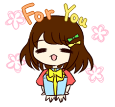 lovely Girl otomechan sticker #2185152
