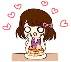 lovely Girl otomechan sticker #2185156