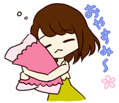 lovely Girl otomechan sticker #2185167