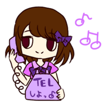 lovely Girl otomechan sticker #2185175