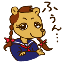 the naughty animals sticker #2185689