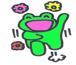 frog place KEROMICHI-AN Emotions sticker #2185937