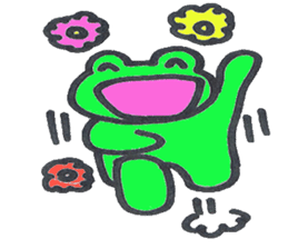frog place KEROMICHI-AN Emotions sticker #2185937