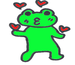 frog place KEROMICHI-AN Emotions sticker #2185945