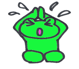 frog place KEROMICHI-AN Emotions sticker #2185950