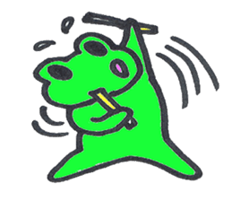 frog place KEROMICHI-AN Emotions sticker #2185962