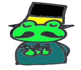 frog place KEROMICHI-AN Emotions sticker #2185965