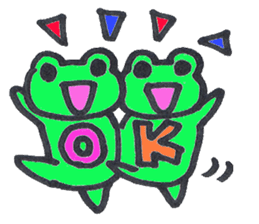 frog place KEROMICHI-AN Emotions sticker #2185966