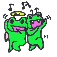 frog place KEROMICHI-AN angel and devil