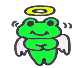 frog place KEROMICHI-AN angel and devil sticker #2186060