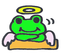 frog place KEROMICHI-AN angel and devil sticker #2186061