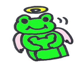 frog place KEROMICHI-AN angel and devil sticker #2186068