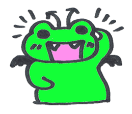 frog place KEROMICHI-AN angel and devil sticker #2186073