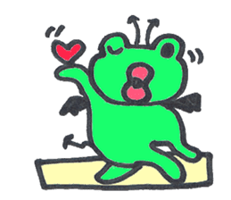 frog place KEROMICHI-AN angel and devil sticker #2186078