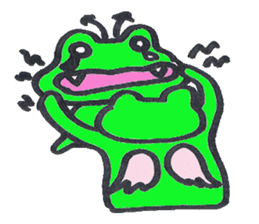 frog place KEROMICHI-AN angel and devil sticker #2186080