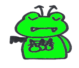 frog place KEROMICHI-AN angel and devil sticker #2186089