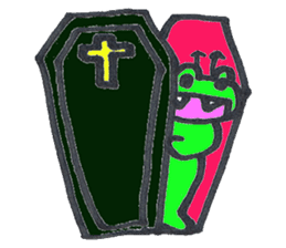 frog place KEROMICHI-AN angel and devil sticker #2186090