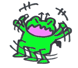 frog place KEROMICHI-AN angel and devil sticker #2186092