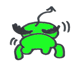 frog place KEROMICHI-AN angel and devil sticker #2186094