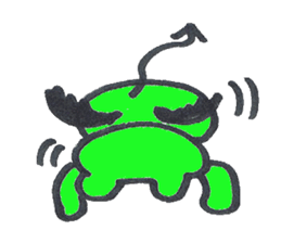 frog place KEROMICHI-AN angel and devil sticker #2186094